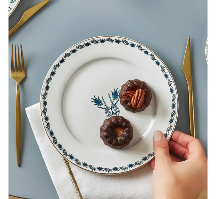 Karaca İznik Dessert-Set für 6 Personen, 18 teilig