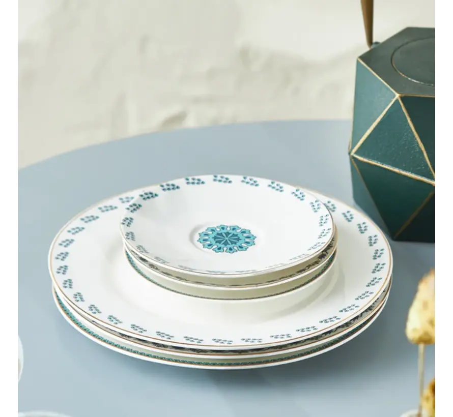 Karaca Iznik Gebaksset 18 delig | 6 persoons