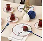 Karaca Nakkaş Dessert Set for 6 Person,18 Piece -