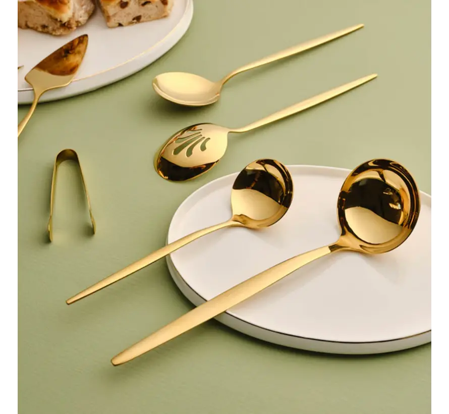 karaca orion shiny gold 7 delige keukengereiset