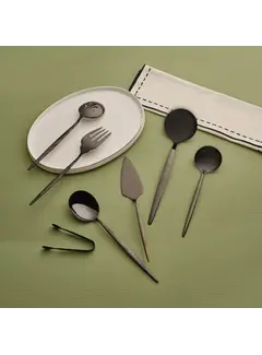 KARACA Service Set Karaca Orion Shiny Noir 7 Pièces