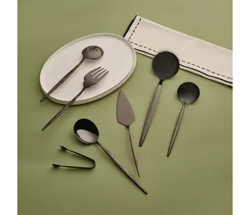 KARACA Karaca Orion Shiny Schwarz 7-teiliges Service-Set