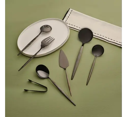 KARACA Service Set Karaca Orion Shiny Noir 7 Pièces