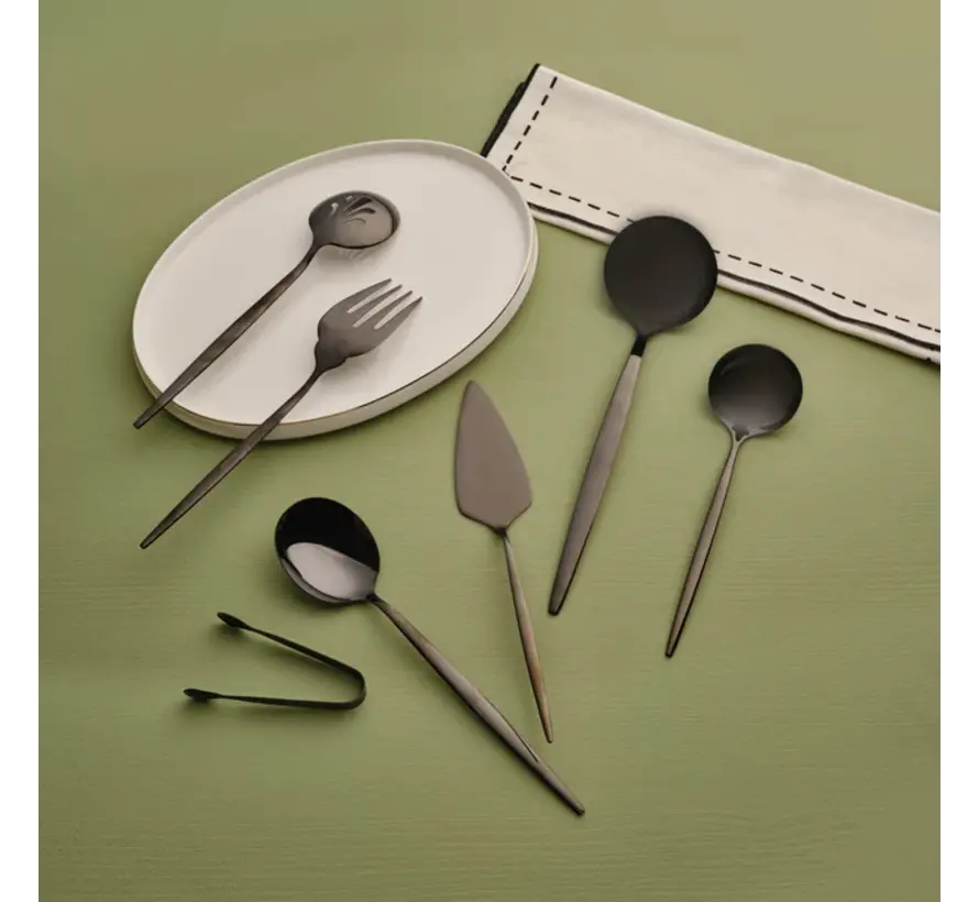 Service Set Karaca Orion Shiny Noir 7 Pièces