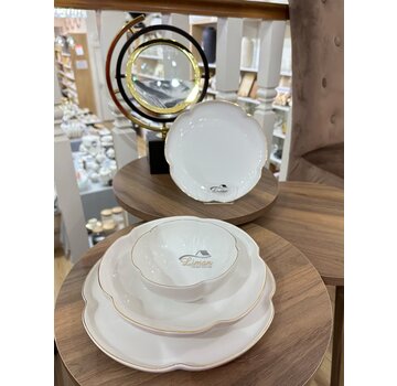 KARACA Karaca Flora 6 kişilik 24 parça yemek takımı, Gold