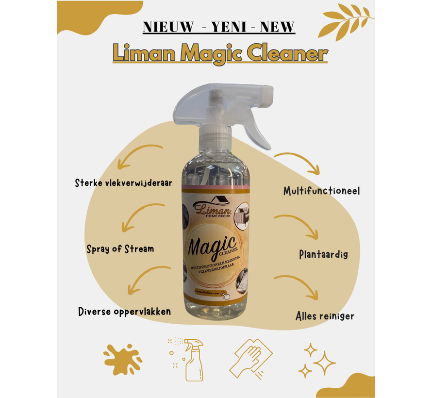 Liman Magic Cleaner - Multifunctionele Alles Reiniger - Vlekverwijder