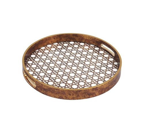 FUGURATO tray / Gold Ø36 CM