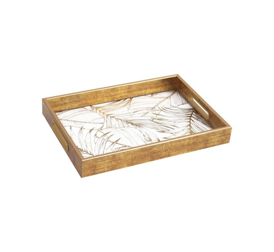 FUGURATO tray / Gold 35X25 CM