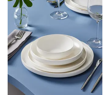 Milano Serviesset 24 Pieces | 6 Peroons White