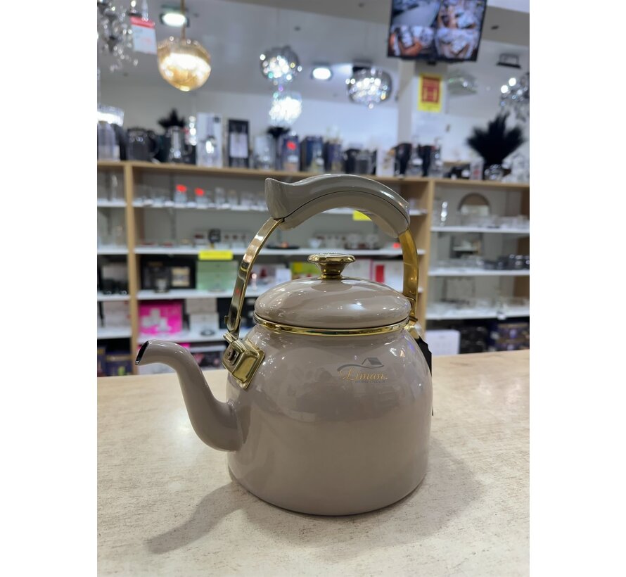 ACR QUALITA EMAILLE THEEPOT BEIGE
