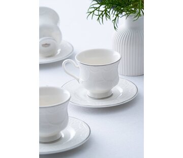 ACR ACR Veronica Espressoset 12 Delig | 6 Persoons Zilver