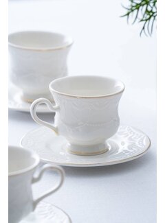 ACR ACR Veronica Espressoset 12 Delig | 6 Persoons Gold