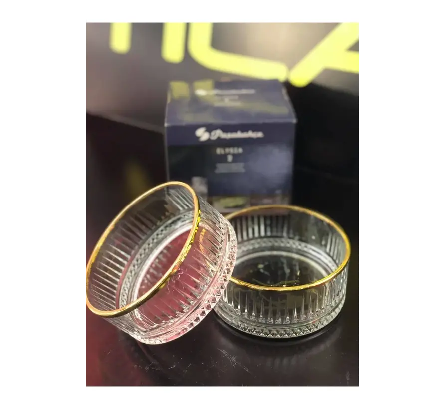 Pasabahce Elysia Schalenset 510cc 2 Delig GOLD