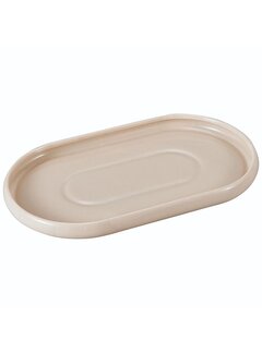 BRICARD BONDY BOWL / OVAL 26. 8X16X2 CM TAUPE
