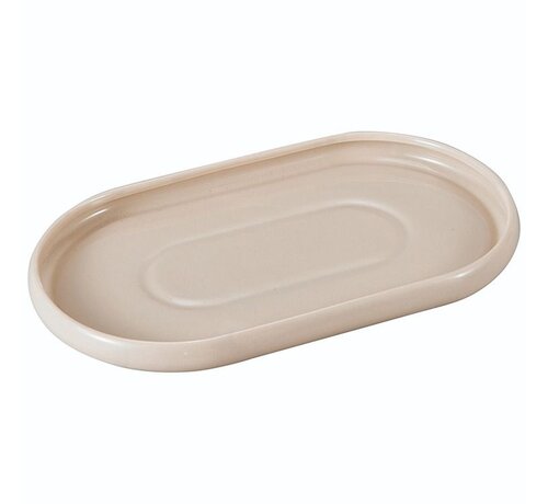 BRICARD BONDY BOWL / OVAL 26. 8X16X2 CM TAUPE