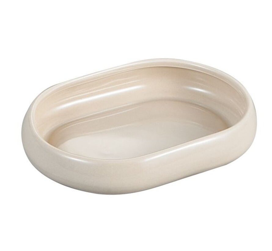 BRICARD BONDY BOWL / OVAL 13,9X10,1X2,6  CM TAUPE