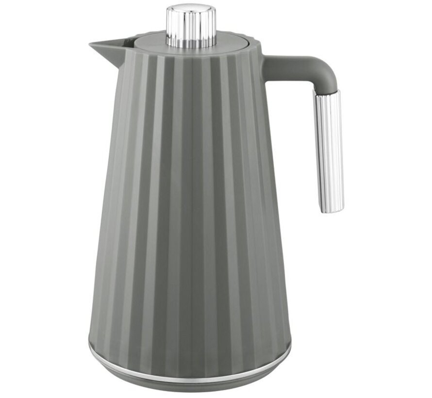 FERVEO ERA THERMOSKANNE / DUNKELGRAU-SILBER 1,0 L