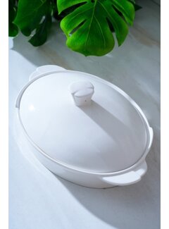 ACR ACR pure Carmen oval baking dish with lid