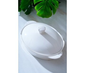 ACR ACR pure Carmen oval baking dish with lid