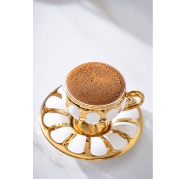 ACR ACR Karıus Espressoset 12 Delig | 6 Persoons - Gold