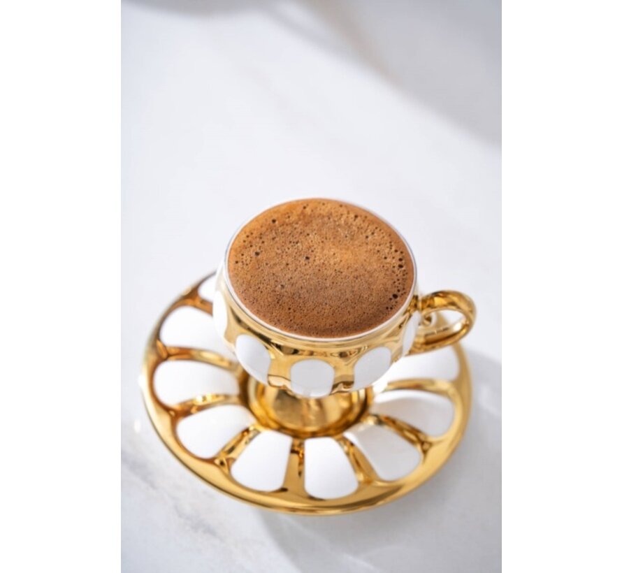 ACR Karıus Coffee Cup Set for 6 Person 90 ml