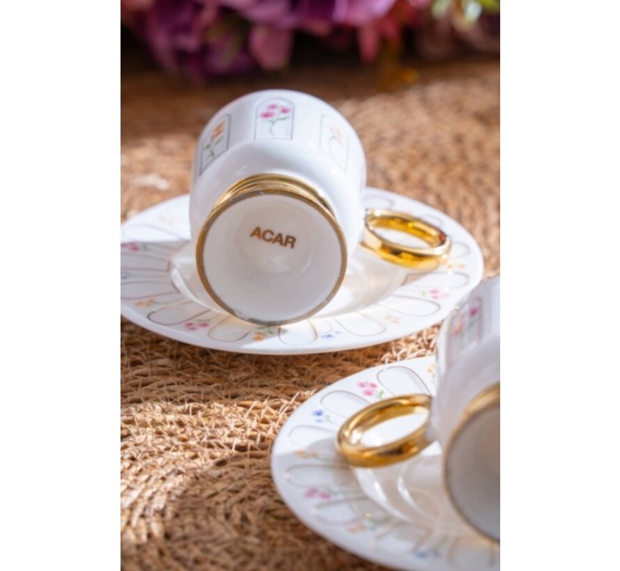 ACR Aren Kaffeetasse Set für 6 Personen