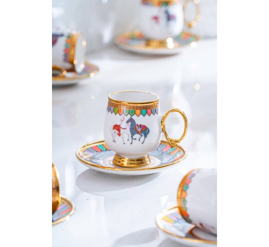 ACR Wilshire Kaffeetasse Set für 6 Personen
