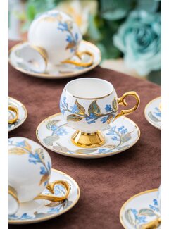 ACR ACR Olivette Espressoset 12 Delig | 6 Persoons Blauw