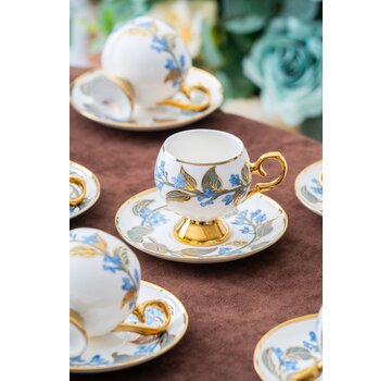 ACR ACR Olivette Espressoset 12 Delig | 6 Persoons Blauw