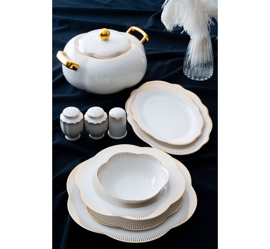 ACR Clara 12 Persoons | 60 Delig Serviesset Gold