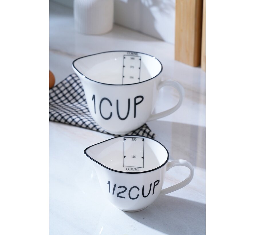 ACR LEROY 2Lİ ÖLÇÜ KABI 250ML & 500ML