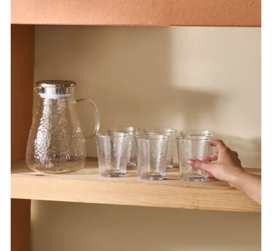 Ensemble de Verres Karaca Luminous 7 Pièces Transparent
