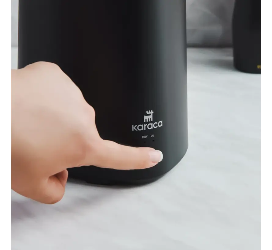 Karaca Meister Sterilizer Noir avec Support Set de Couteaux