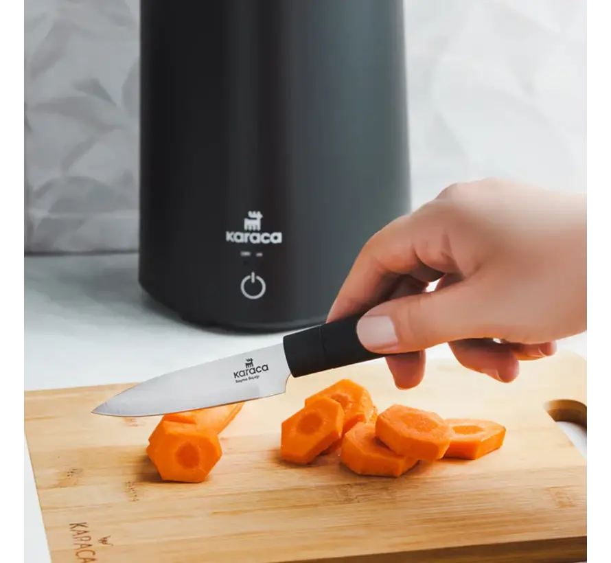 Karaca Meister Sterilisator Stand Messerset Zwart