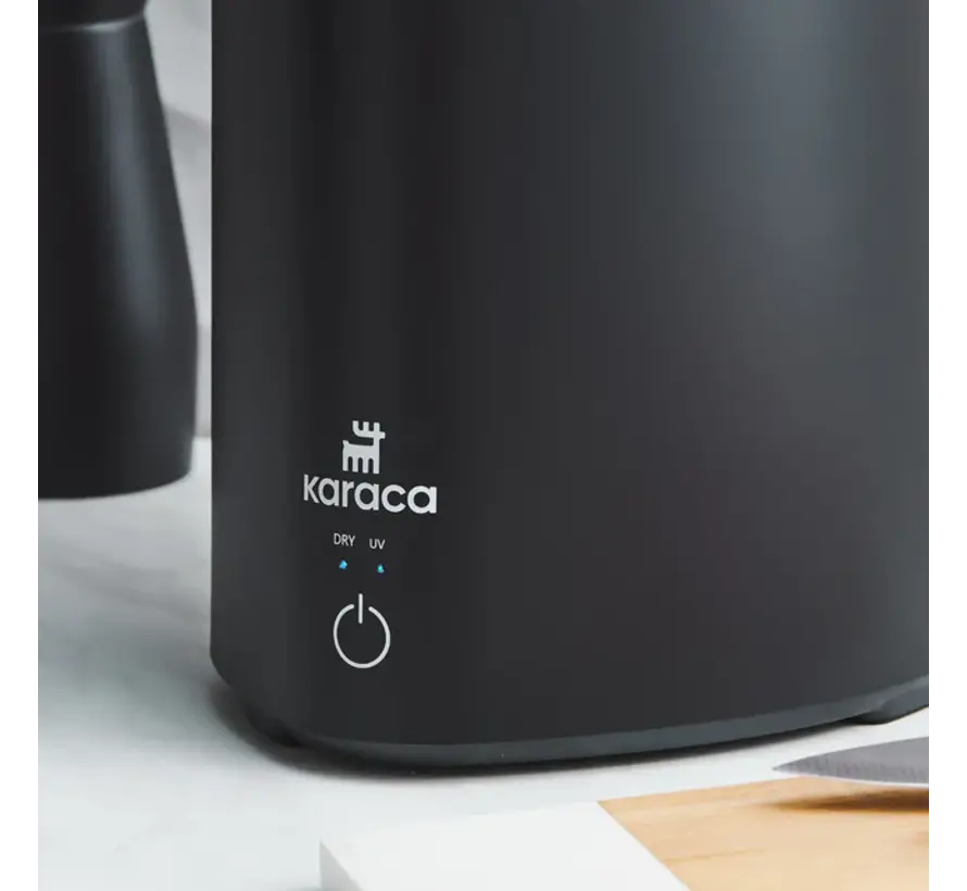 Karaca Meister Sterilisator Stand Messerset Zwart