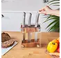 Karaca Venüs Set de 6 Couteaux en Bloc de Verre