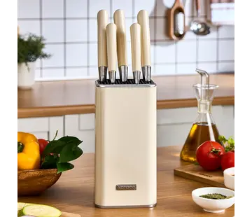 KARACA Karaca Mastersharp messen Set, Ecru