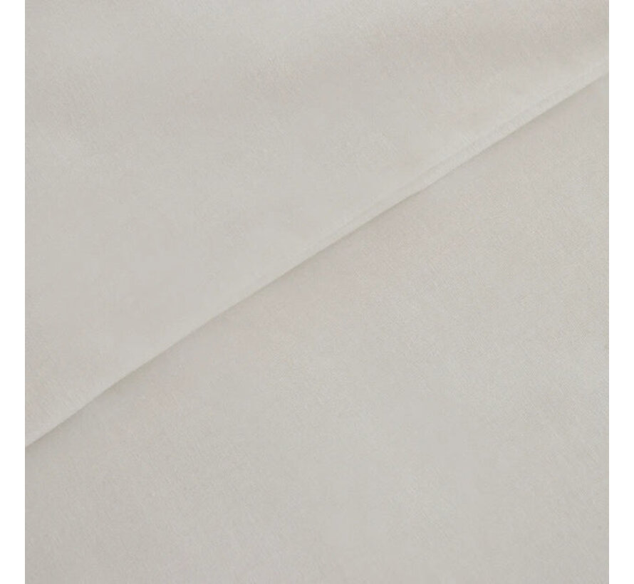 Karaca Home White Collection Lavin 100% Baumwolle Doppelbett Bettwäsche Set Weiß