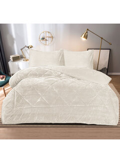 Bella Home Winter Dream Deken set 3 delig Cream