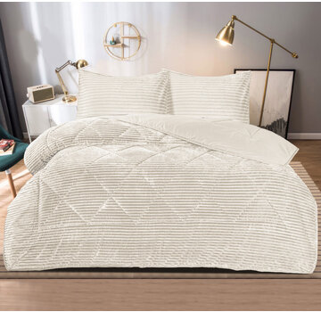 Bella home Wintertraumdeckenset 3-teilig Creme