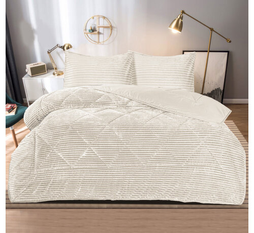 Bella home Wintertraumdeckenset 3-teilig Creme