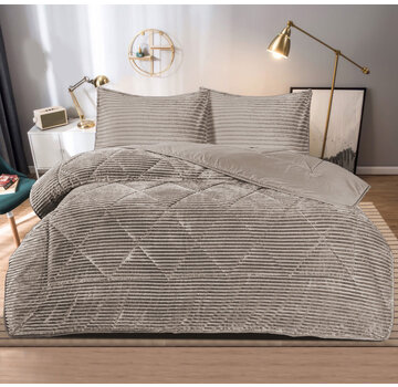 Bella home Wintertraumdeckenset 3-teilig Beige