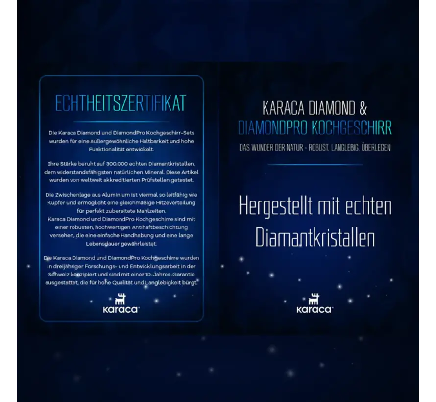 Karaca Bio Diamond 7-teiliges antibakterielles Kochgeschirr-Set