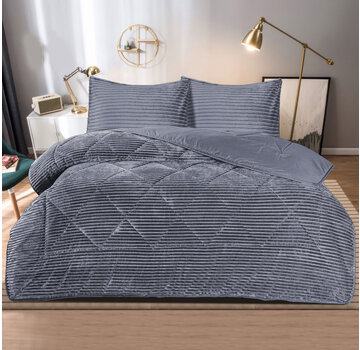 Bella home Wintertraumdeckenset 3-teilig Grau