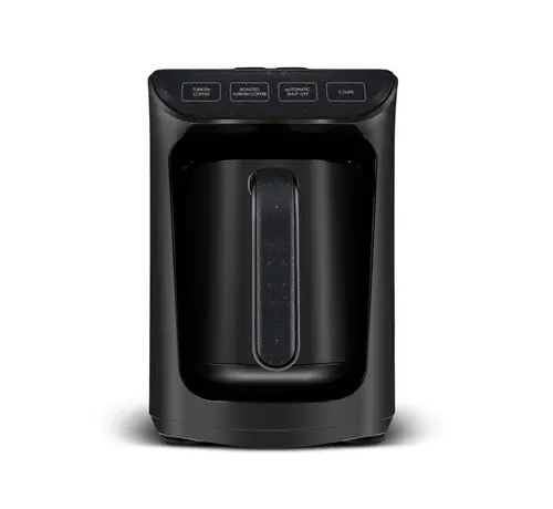 KARACA Karaca Hatır Koz Milky Turkish Coffee Machine, Glossy Black