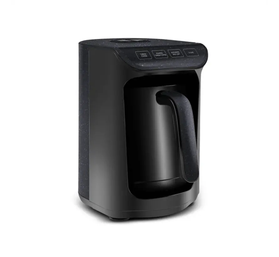 Karaca Hatır Koz Milky Türkische Kaffeemaschine, Glänzend Schwarz