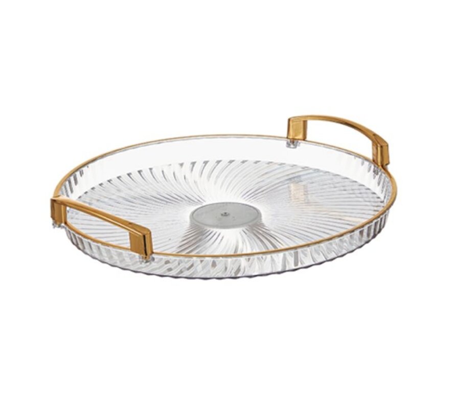 KUNSTSTOFFSCHALEN SET / GOLD 2-TEILIG