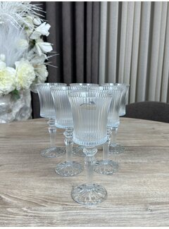 VERRES À VIN LINES 6 PIÈCES