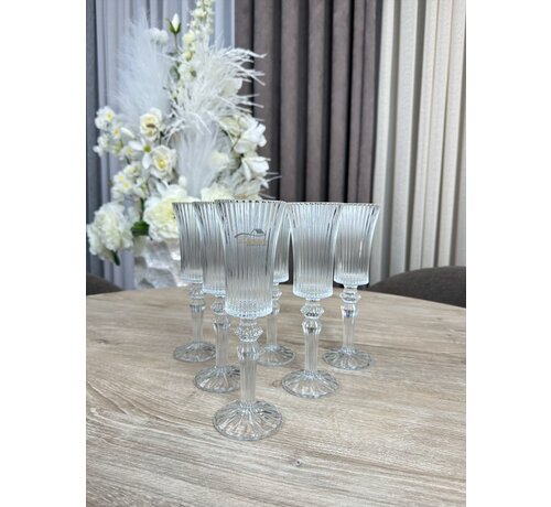 LINES CHAMPAGNE GLASS 6 PIECES