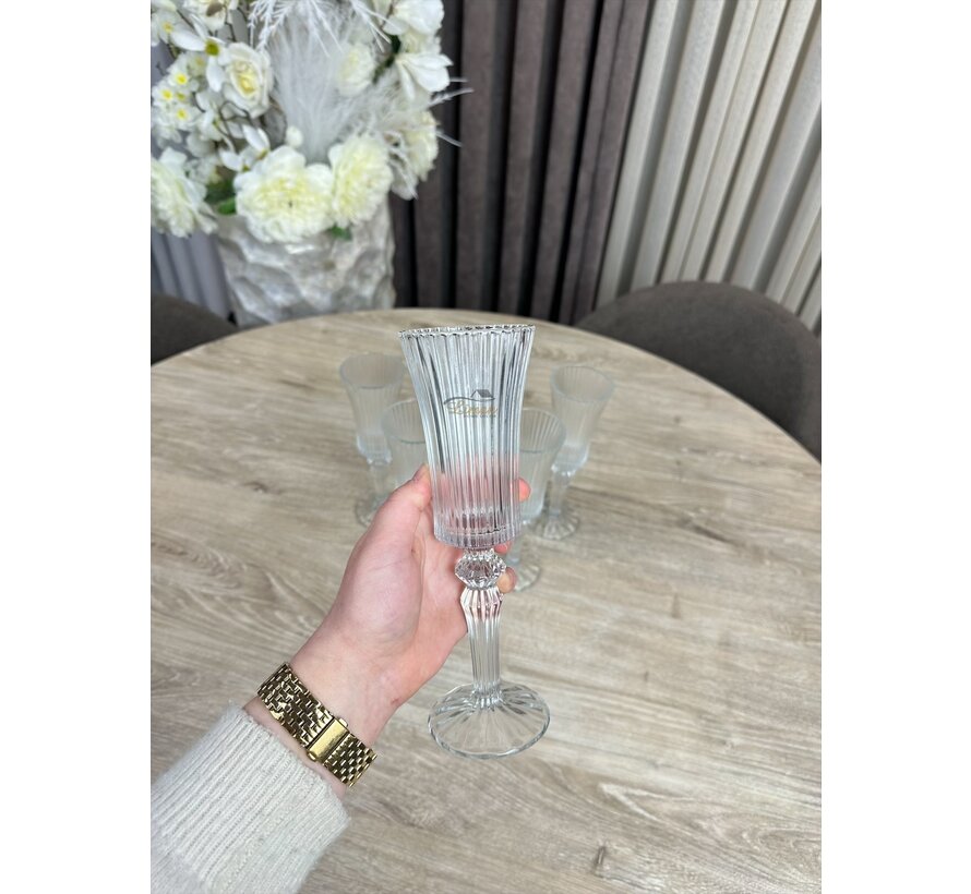 LINES CHAMPAGNE GLASS 6 PIECES